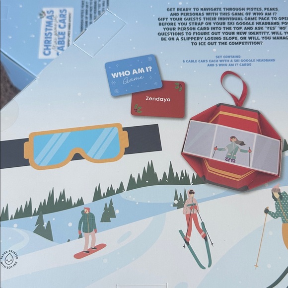 Six Game Filled Cable Cars Mini Game Set Cable Car Christmas Holiday Bundle - Picture 4 of 4